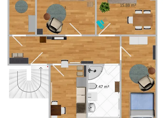 Fuer 8 Mit Balkon * Erfurt